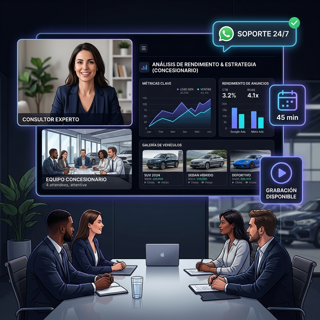 Sesión de onboarding y soporte